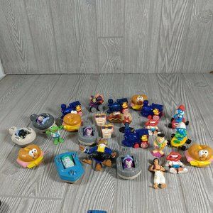 Huge Vtg toy lot 80s 90s Kids Meal Toy Lot of Happy meal toys